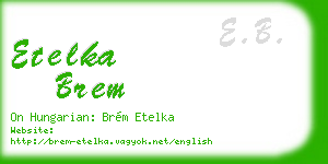 etelka brem business card
