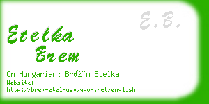 etelka brem business card